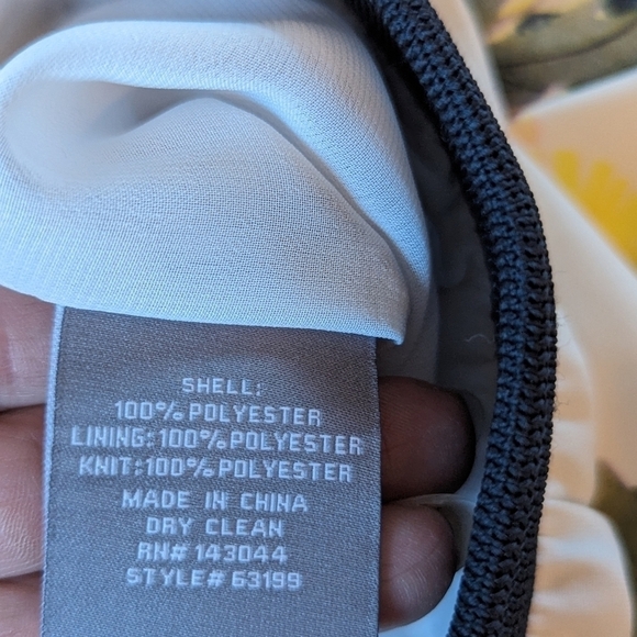 Bagatelle Floral Cream Satin Bomber Jacket Zip Front Lightweight Size M - Picture 5 of 14